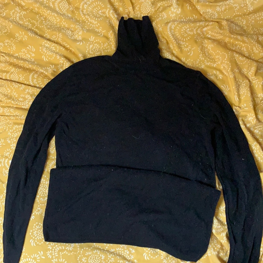 Black Ann Taylor turtle neck